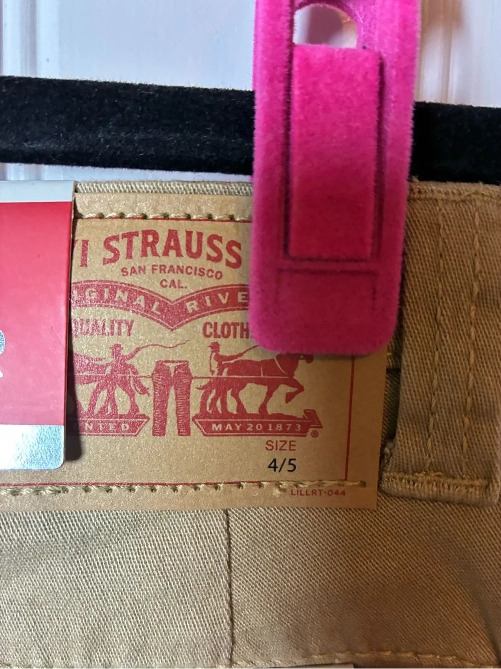 Levi's Kids Tan  Cargo Shorts with Red Logo Tab